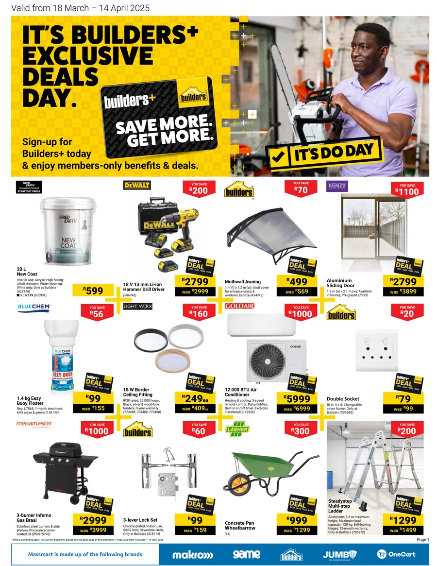 Builders Save More Get More 18 March 14 April 2025 M guzzle co za