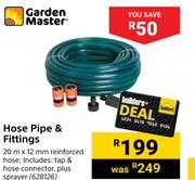 Garden Master Hose Pipe & Fittings
