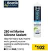 Bostik Marine Silicone Sealant-90ml