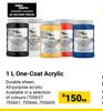Fired Earth One-Coat Acrylic-1Ltr Each