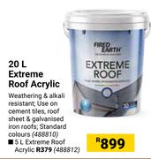 Fired Earth 5L Extreme Roof Acrylic