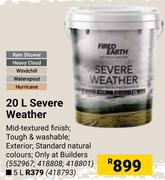 Fired Earth 20L Severe Weather
