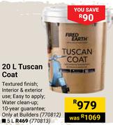 Fired Earth 20L Tuscan Coat