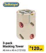 Sellotape 3 Pack Masking Tower-Per Pack