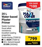 Dulux 20L Solvent Based Plaster Primer