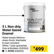 Fired Earth 1L Non Drip Water Based Enamel
