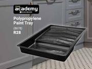 Academy Polypropylene Paint Tray
