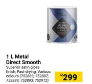 Fired Earth 1L Metal Direct Smooth