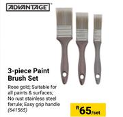 Advantage 3 Piece Paint Brush Set-Per Set