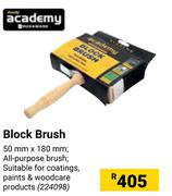 Academy Block Brush