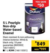 Dulux 1L Pealglo Non Drip Water Based Enamel