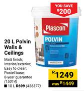 Plascon 10L Polvin Walls & Ceilings