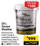 Fired Earth 5L Severe Weather