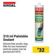 Soudal Paintable Sealant-310ml