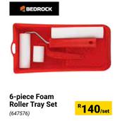 Bedrock 6-Piece Foam Roller Tray Set-Per Set