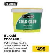 Alcolin Cold Wood Glue-5Ltr