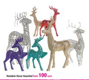 Reindeer Decor Assorted-Each