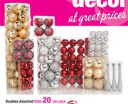Baubles Assorted-Per Pack