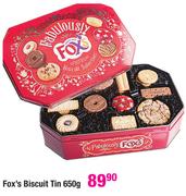 Fox's Biscuit Tin-650G