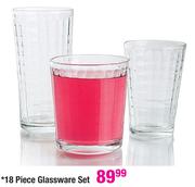 18 Piece Glassware Set