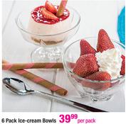 6 Pack Ice Cream Bowls-Per Pack