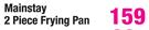 Mainstay 2 Piece Frying Pan