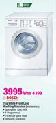 Bosch White Front Load Washing Machine-7kg(WAE20167ZA)