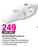 Black & Decker 3.6V Dust Buster(NV3603-QW)