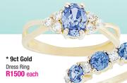 9ct Gold Dress Ring-Each