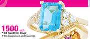 9ct Gold Dress Rings-Each