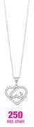 Sterling Silver Neckwear With CZ-Each