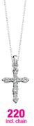 Sterling Silver Neckwear With CZ-Each
