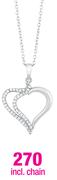 Sterling Silver Neckwear With CZ-Each