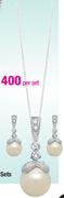 Sterling Silver Neck & Earing Sets-Per Set