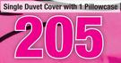 Character Bedroom Single Duvet Cover With 1 Pillowcase