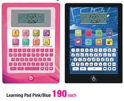 Learning Pad Pink/Blue-Each