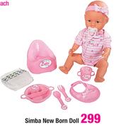 Simba New Born Doll-Each