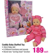 Cuddly Baby Stuffed Toy-Each