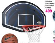 Lifetime Backboard Basketball Combo-Each