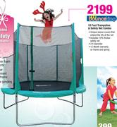 Bounceking 10 Foot Trampoline & Safety Net Combo-Each