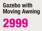 Gazebo With Moving Awning