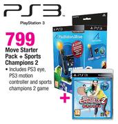 sports champions 2 move starter bundle ps3