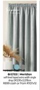 Meridian Self Lined Taped Extra Width Single Drop 827828
