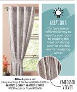 Ailee 4 Piece Set Eyelet 827532/Taped 827531