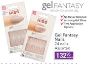 Kiss Gel Fantasy Nails 24 Nails-Per Pack