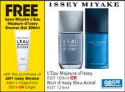 L’Eau Majeure D’Issey EDT-100ml Or Nuit D’Issey Bleu Astral EDT-125ml Each