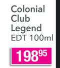 Jeanne Arthes Colonial Club Legend EDT-100ml