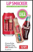 Lip Smacker Coca-Cola Classic Can Or Bottle Tin 6-Piece-Each