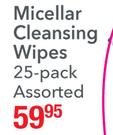 Garnier Micellar Cleansing Wipes 25-Pack