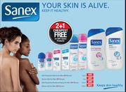 Sanex Anti-Perspirant Roll-On For Men Or Women-50ml Each